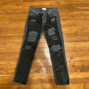 Sequin FRAME Denim Jeans
